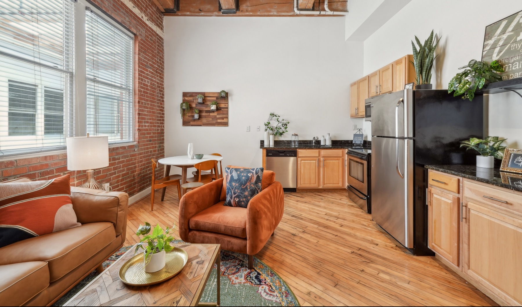 Spacious loft style apartments
